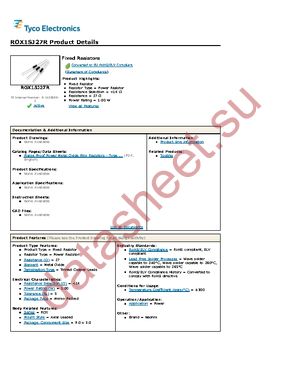 ROX1SJ27R datasheet  